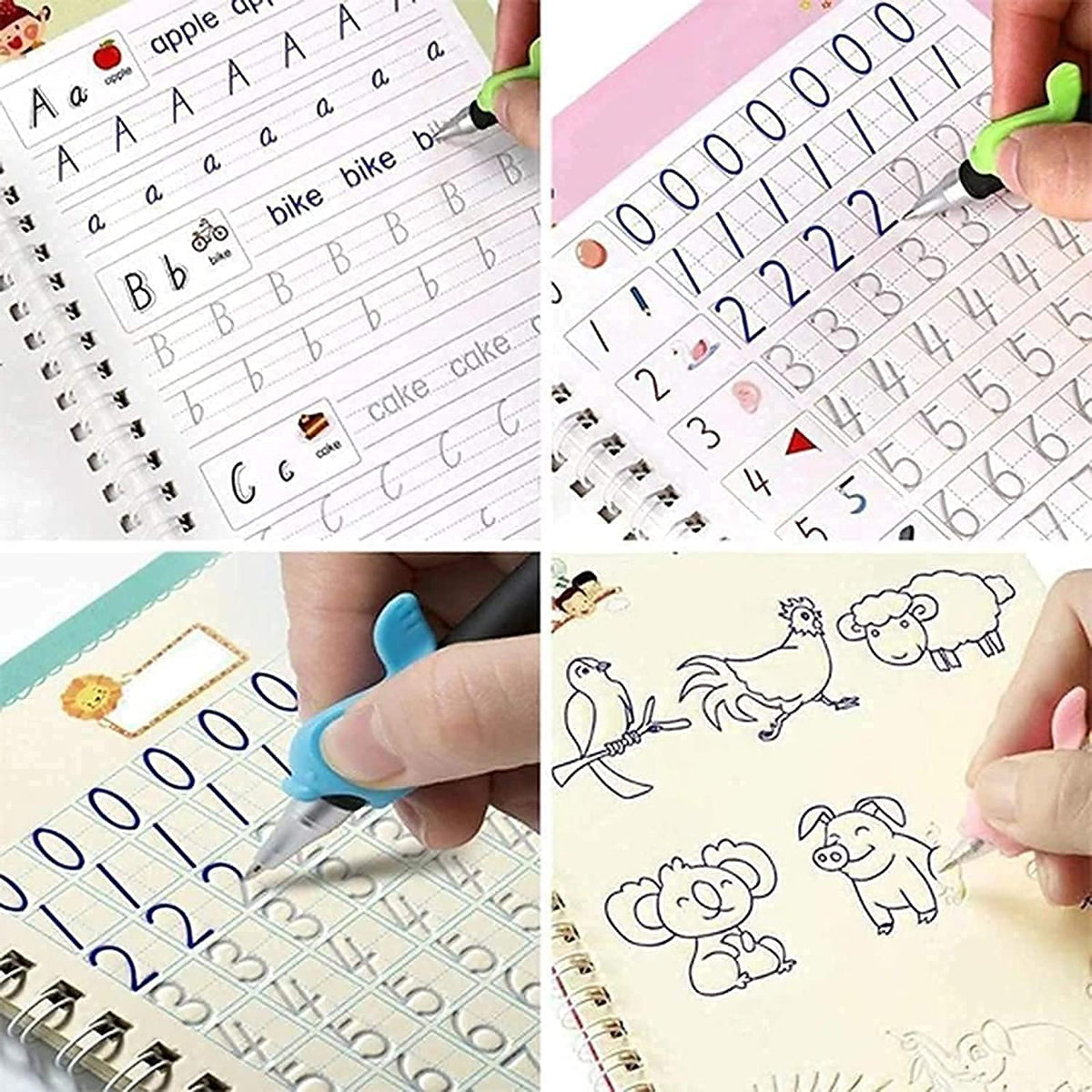 Saticart Handwriting magic book only for kids and adults