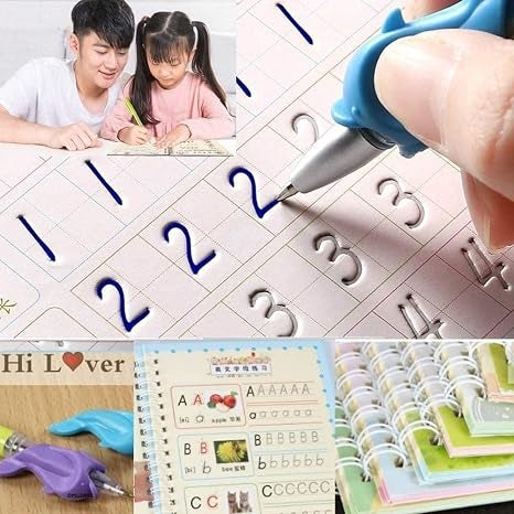Saticart Handwriting magic book only for kids and adults