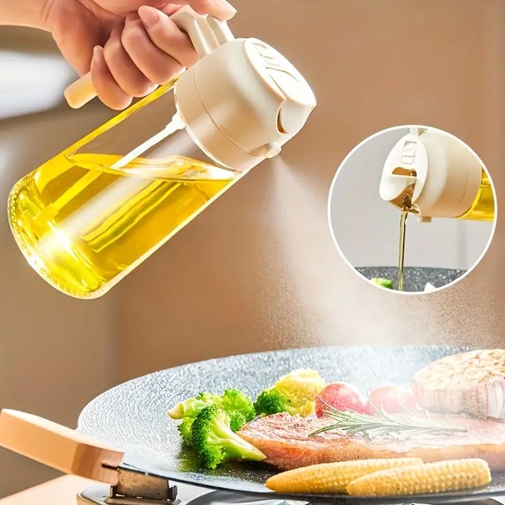 AirFryer Companion Leak-Proof Smart Home Controller & Micro-Mist Flavor Spritzer