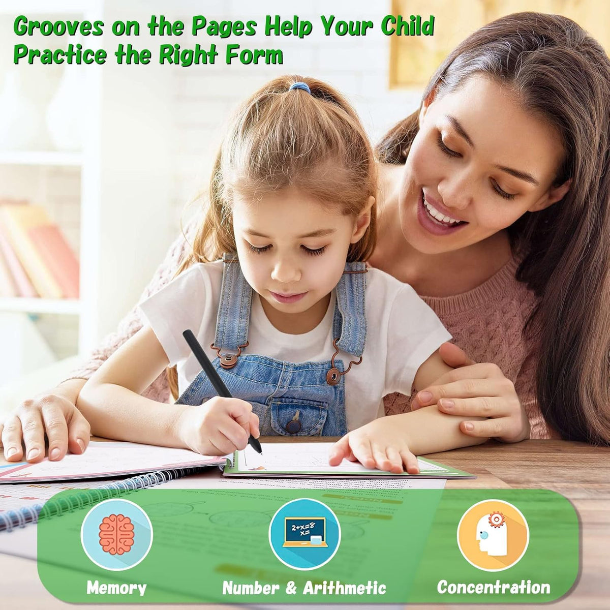 Saticart Handwriting magic book only for kids and adults