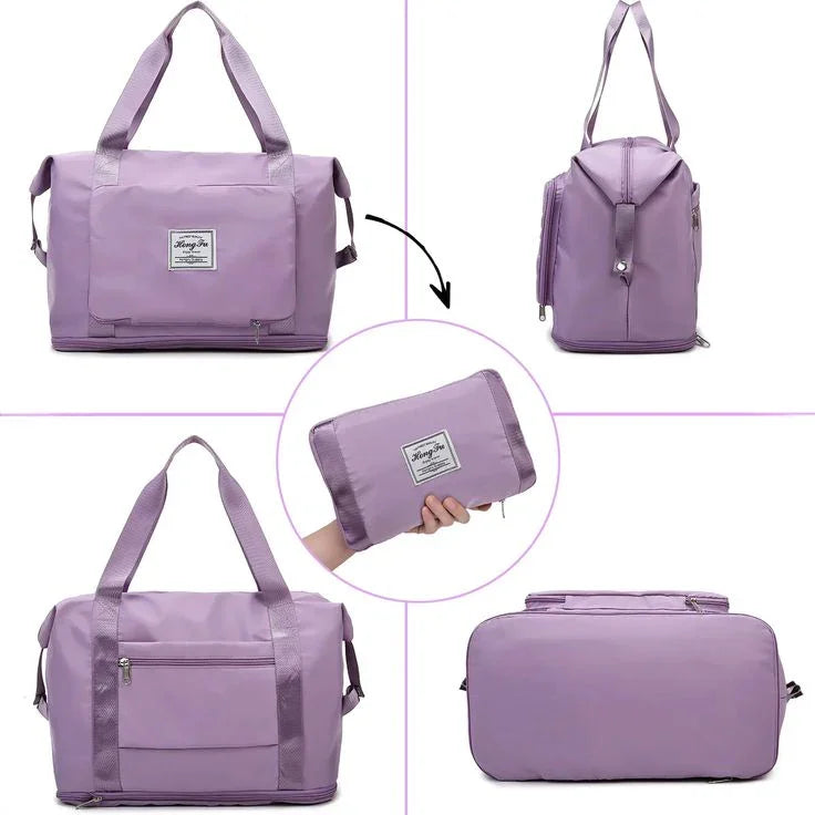 Smart compartments, ergonomic design and a trolley sleeve-Pivot Duffle's got your getaway covered.
