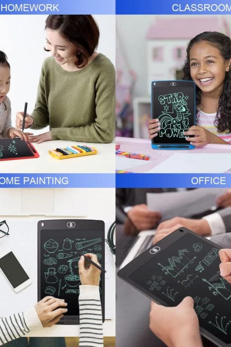 12 Inch LCD Writing Tablet Scribble Board Drawing Board Toys Gifts for Kids.