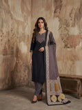 Women's Red Ethnic Embroidered Salwar Kameez Set